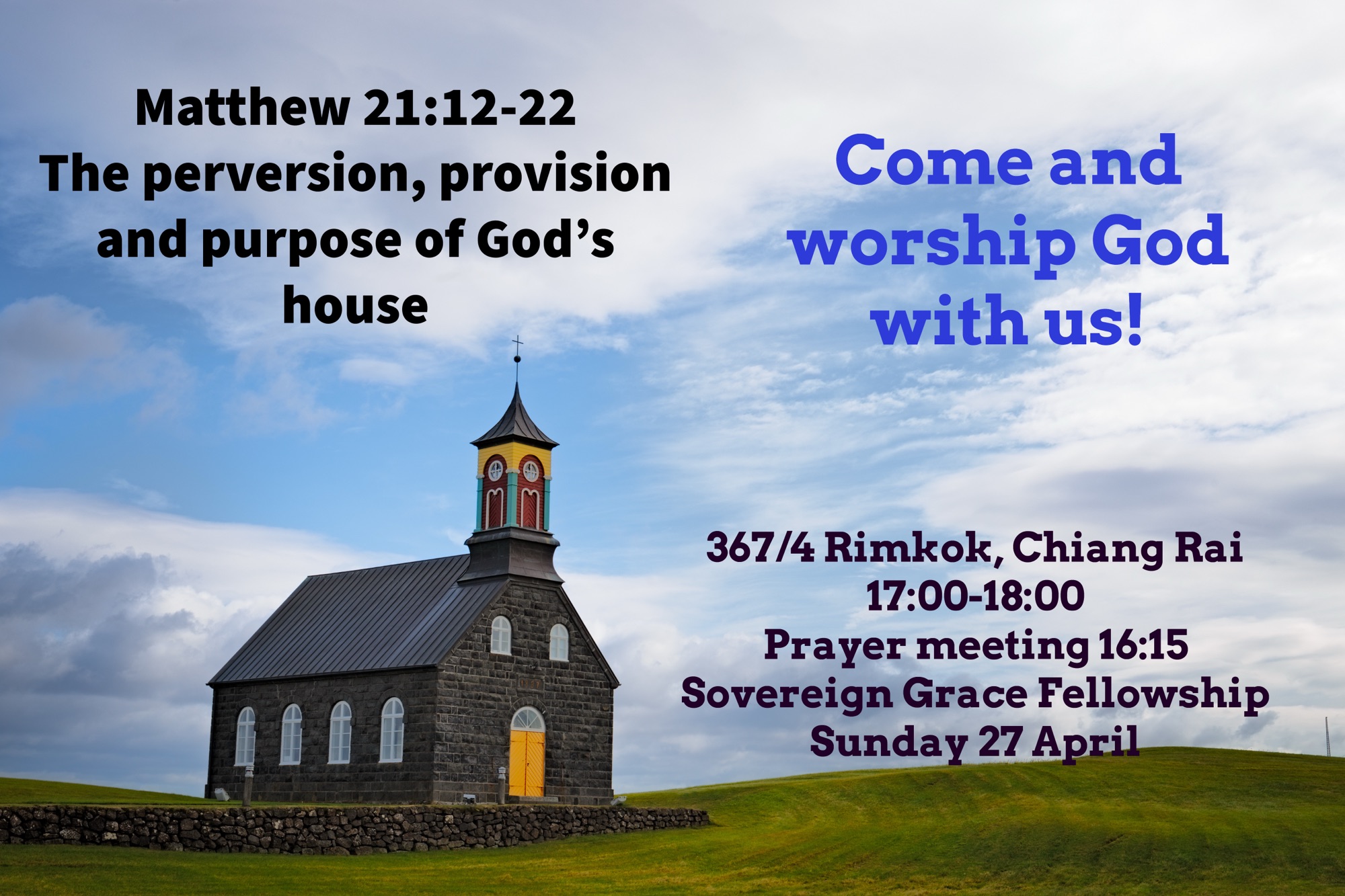 The perversion, provision and purpose of God’s house – Sovereign Grace ...