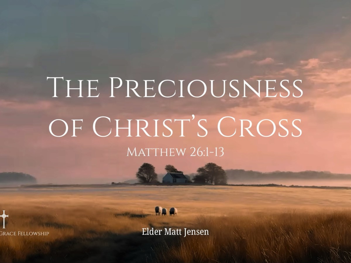 The Preciousness of Christ’s&nbsp;Cross